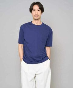 a.v.v / アー・ヴェ・ヴェ カットソー | 【洗濯機で洗える/接触冷感/UVカット/毛玉になりにくい】シルケットスムースワイドシルエットカットソー