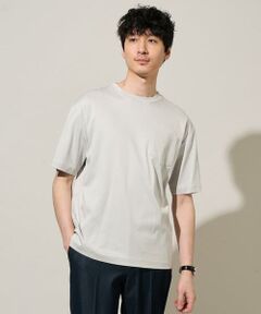 a.v.v / アー・ヴェ・ヴェ カットソー | 【洗濯機で洗える/接触冷感/UVカット/毛玉になりにくい】シルケットスムースワイドシルエットカットソー