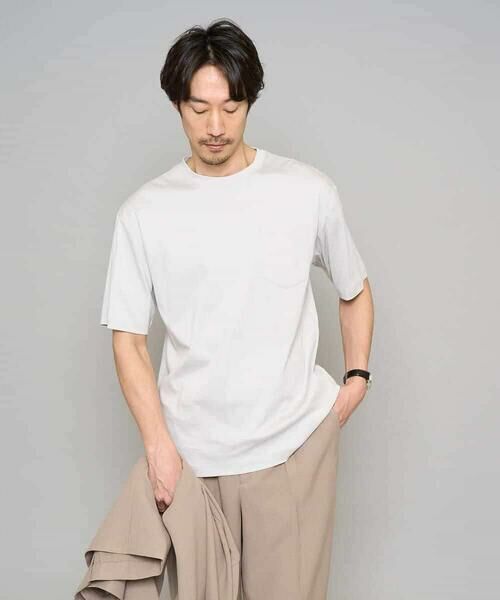 a.v.v / アー・ヴェ・ヴェ カットソー | 【洗濯機で洗える/接触冷感/UVカット/毛玉になりにくい】シルケットスムースワイドシルエットカットソー | 詳細21