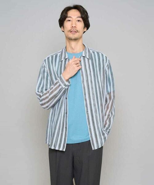 a.v.v / アー・ヴェ・ヴェ カットソー | 【イージーケア/洗濯機で洗える】キカジャカードセミワイドシルエットカットソー | 詳細15