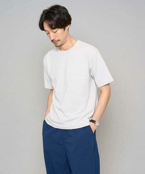 a.v.v / アー・ヴェ・ヴェ カットソー | 【イージーケア/洗濯機で洗える】キカジャカードセミワイドシルエットカットソー | 詳細18