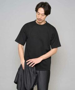 a.v.v / アー・ヴェ・ヴェ カットソー | 【イージーケア/洗濯機で洗える/接触冷感】フォーマルジャカードセミワイドシルエットカットソー