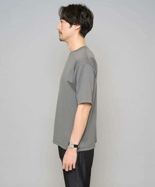 a.v.v / アー・ヴェ・ヴェ カットソー | 【イージーケア/洗濯機で洗える/接触冷感】フォーマルジャカードセミワイドシルエットカットソー | 詳細15