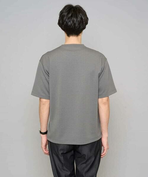 a.v.v / アー・ヴェ・ヴェ カットソー | 【イージーケア/洗濯機で洗える/接触冷感】フォーマルジャカードセミワイドシルエットカットソー | 詳細16