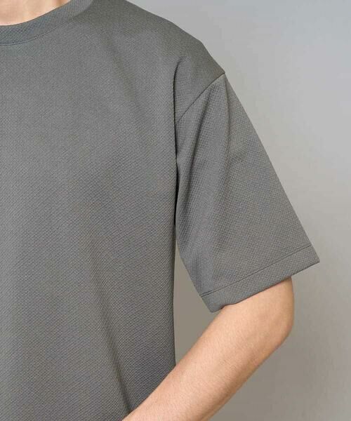 a.v.v / アー・ヴェ・ヴェ カットソー | 【イージーケア/洗濯機で洗える/接触冷感】フォーマルジャカードセミワイドシルエットカットソー | 詳細18