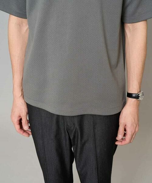 a.v.v / アー・ヴェ・ヴェ カットソー | 【イージーケア/洗濯機で洗える/接触冷感】フォーマルジャカードセミワイドシルエットカットソー | 詳細19