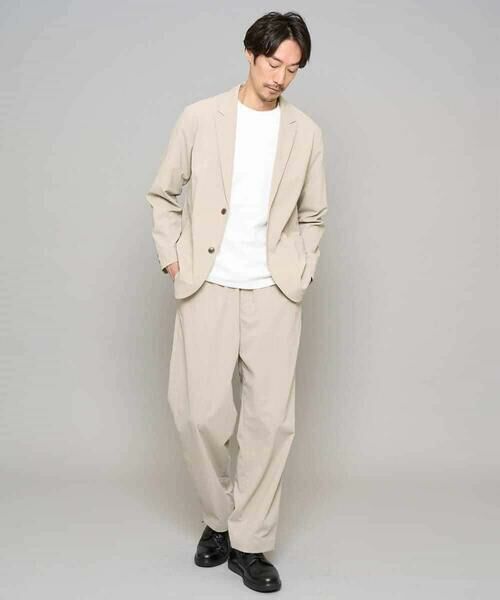 a.v.v / アー・ヴェ・ヴェ カットソー | 【イージーケア/洗濯機で洗える/接触冷感】フォーマルジャカードセミワイドシルエットカットソー | 詳細4