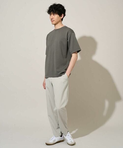 a.v.v / アー・ヴェ・ヴェ カットソー | 【イージーケア/洗濯機で洗える/接触冷感】フォーマルジャカードセミワイドシルエットカットソー | 詳細5