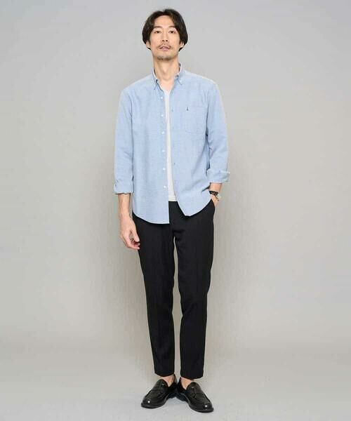 a.v.v / アー・ヴェ・ヴェ カットソー | 【イージーケア/洗濯機で洗える】キカジャカードＶネックスマートＴシャツ | 詳細5