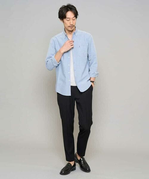 a.v.v / アー・ヴェ・ヴェ カットソー | 【イージーケア/洗濯機で洗える】キカジャカードＶネックスマートＴシャツ | 詳細6