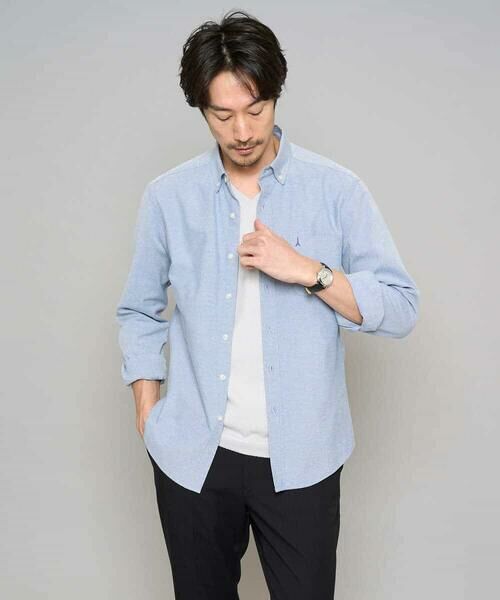 a.v.v / アー・ヴェ・ヴェ カットソー | 【イージーケア/洗濯機で洗える】キカジャカードＶネックスマートＴシャツ | 詳細8