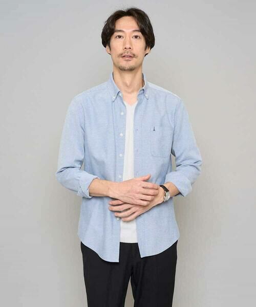 a.v.v / アー・ヴェ・ヴェ カットソー | 【イージーケア/洗濯機で洗える】キカジャカードＶネックスマートＴシャツ | 詳細9