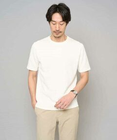 a.v.v / アー・ヴェ・ヴェ カットソー | 【イージーケア/洗濯機で洗える/毛玉になりにくい】ライトキカジャカードクルーネックスマートＴシャツ