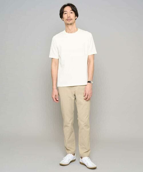 a.v.v / アー・ヴェ・ヴェ カットソー | 【イージーケア/洗濯機で洗える/毛玉になりにくい】ライトキカジャカードクルーネックスマートＴシャツ | 詳細1