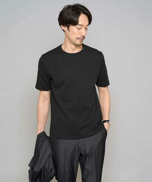 a.v.v / アー・ヴェ・ヴェ カットソー | 【イージーケア/洗濯機で洗える/毛玉になりにくい】ライトキカジャカードクルーネックスマートＴシャツ | 詳細19