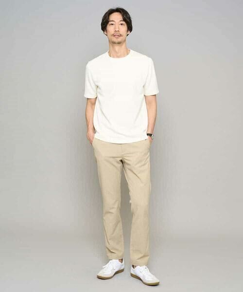 a.v.v / アー・ヴェ・ヴェ カットソー | 【イージーケア/洗濯機で洗える/毛玉になりにくい】ライトキカジャカードクルーネックスマートＴシャツ | 詳細2