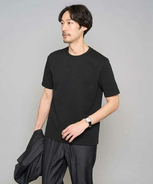 a.v.v / アー・ヴェ・ヴェ カットソー | 【イージーケア/洗濯機で洗える/毛玉になりにくい】ライトキカジャカードクルーネックスマートＴシャツ | 詳細20