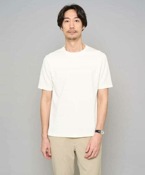 a.v.v / アー・ヴェ・ヴェ カットソー | 【イージーケア/洗濯機で洗える/毛玉になりにくい】ライトキカジャカードクルーネックスマートＴシャツ | 詳細21