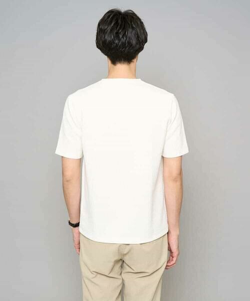 a.v.v / アー・ヴェ・ヴェ カットソー | 【イージーケア/洗濯機で洗える/毛玉になりにくい】ライトキカジャカードクルーネックスマートＴシャツ | 詳細23