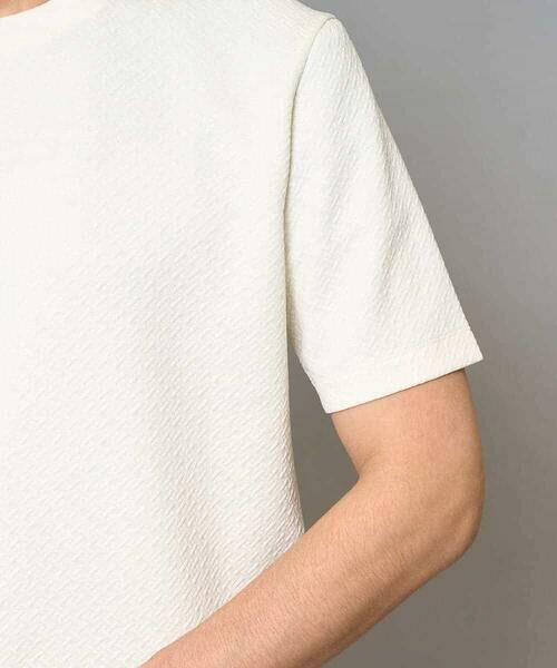 a.v.v / アー・ヴェ・ヴェ カットソー | 【イージーケア/洗濯機で洗える/毛玉になりにくい】ライトキカジャカードクルーネックスマートＴシャツ | 詳細25