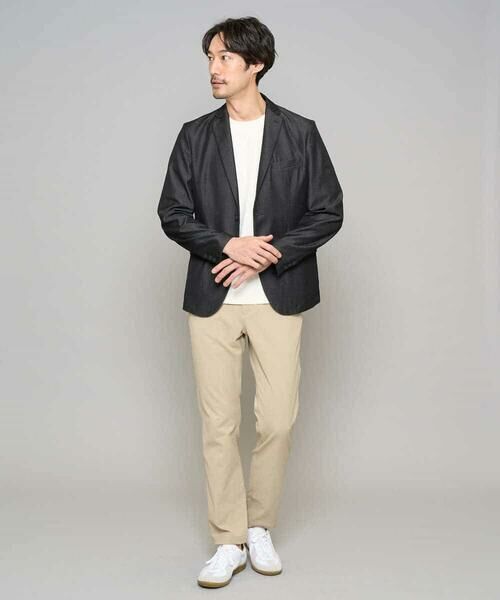 a.v.v / アー・ヴェ・ヴェ カットソー | 【イージーケア/洗濯機で洗える/毛玉になりにくい】ライトキカジャカードクルーネックスマートＴシャツ | 詳細3