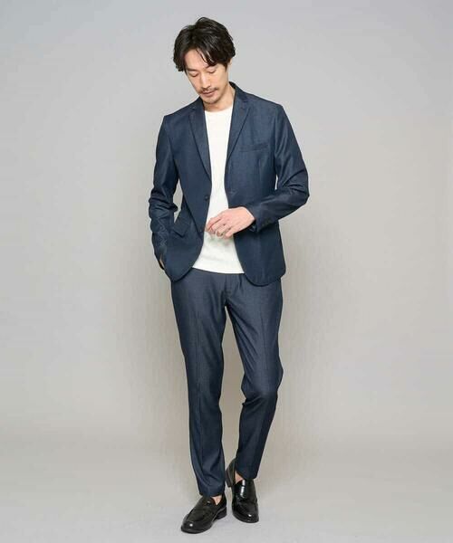 a.v.v / アー・ヴェ・ヴェ カットソー | 【イージーケア/洗濯機で洗える/毛玉になりにくい】ライトキカジャカードクルーネックスマートＴシャツ | 詳細8