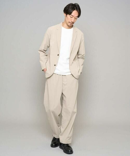 a.v.v / アー・ヴェ・ヴェ チノ・ワークパンツ | 【イージーケア/洗濯機で洗える/毛玉になりにくい/ストレッチ】春リライト ワイドシルエットイージーパンツ | 詳細9