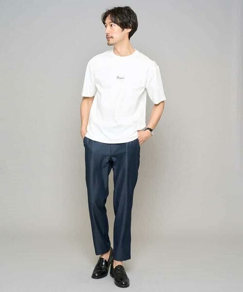 a.v.v / アー・ヴェ・ヴェ その他パンツ | 【イージーケア/接触冷感】デニムライクストレッチセミルーズパンツ | 詳細1