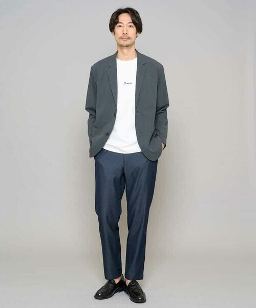 a.v.v / アー・ヴェ・ヴェ その他パンツ | 【イージーケア/接触冷感】デニムライクストレッチセミルーズパンツ | 詳細3