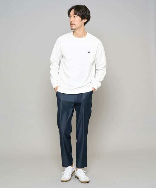 a.v.v / アー・ヴェ・ヴェ その他パンツ | 【イージーケア/接触冷感】デニムライクストレッチセミルーズパンツ | 詳細9