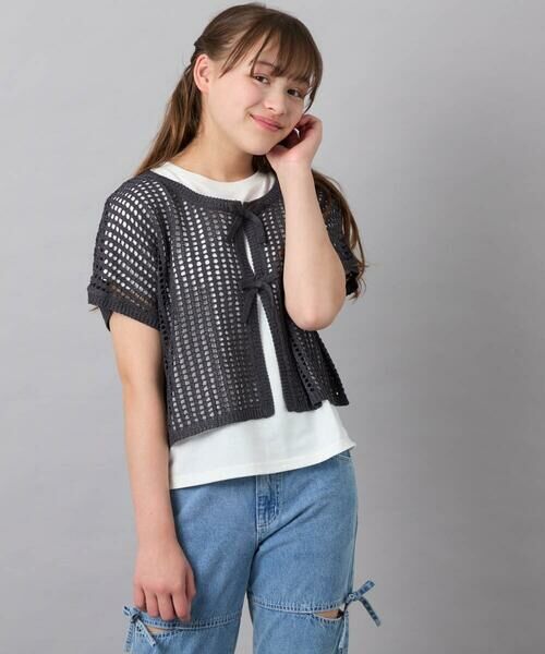 a.v.v / アー・ヴェ・ヴェ ニット・セーター | [120-160][SET］メッシュニットレイヤードトップス | 詳細1