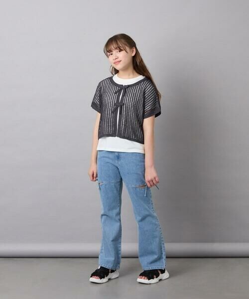 a.v.v / アー・ヴェ・ヴェ ニット・セーター | [120-160][SET］メッシュニットレイヤードトップス | 詳細4