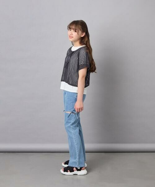 a.v.v / アー・ヴェ・ヴェ ニット・セーター | [120-160][SET］メッシュニットレイヤードトップス | 詳細8