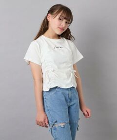 a.v.v / アー・ヴェ・ヴェ カットソー | [130-160]クロップドドロストTシャツ