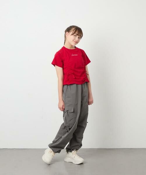 a.v.v / アー・ヴェ・ヴェ カットソー | [130-160]クロップドドロストTシャツ | 詳細8