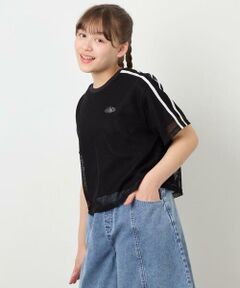 a.v.v / アー・ヴェ・ヴェ カットソー | [120-160]メッシュレイヤードTシャツ