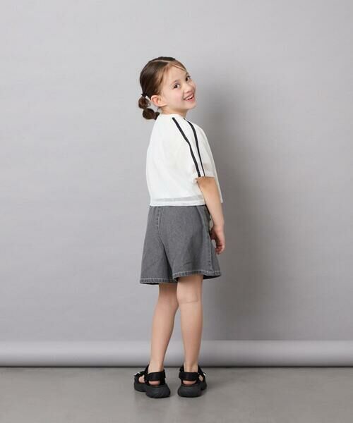 a.v.v / アー・ヴェ・ヴェ カットソー | [120-160]メッシュレイヤードTシャツ | 詳細9