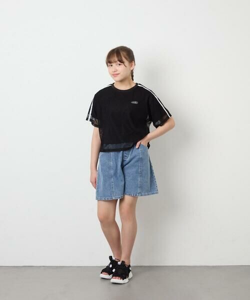 a.v.v / アー・ヴェ・ヴェ カットソー | [120-160]メッシュレイヤードTシャツ | 詳細12