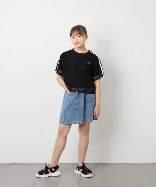a.v.v / アー・ヴェ・ヴェ カットソー | [120-160]メッシュレイヤードTシャツ | 詳細14