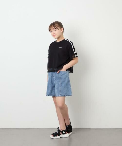 a.v.v / アー・ヴェ・ヴェ カットソー | [120-160]メッシュレイヤードTシャツ | 詳細19