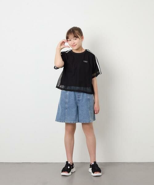 a.v.v / アー・ヴェ・ヴェ カットソー | [120-160]メッシュレイヤードTシャツ | 詳細23
