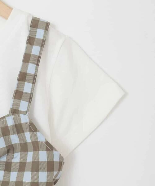 a.v.v / アー・ヴェ・ヴェ カットソー | [120-160][ママとお揃いコーデが叶う]リボンビスチェドッキングTシャツ | 詳細11