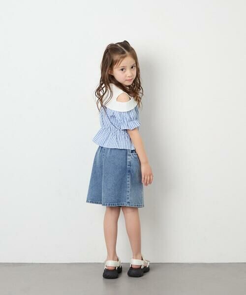 a.v.v / アー・ヴェ・ヴェ その他パンツ | [130-160]ケミカルデニムキュロット | 詳細10