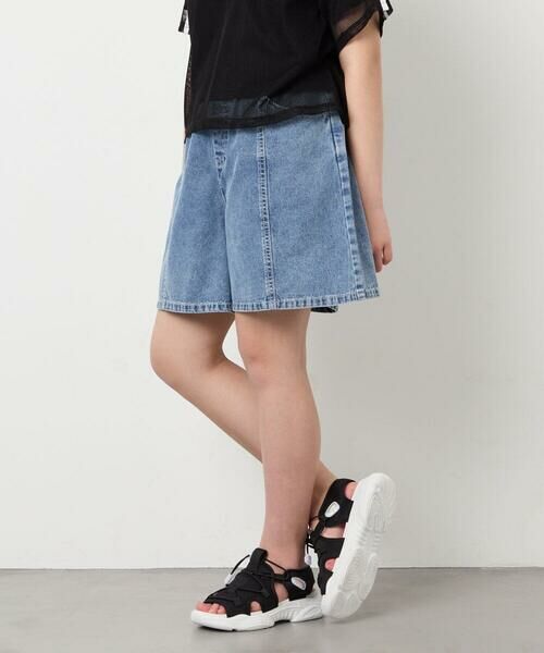 a.v.v / アー・ヴェ・ヴェ その他パンツ | [130-160]ケミカルデニムキュロット | 詳細12