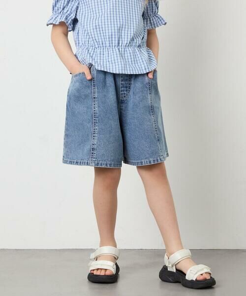 a.v.v / アー・ヴェ・ヴェ その他パンツ | [130-160]ケミカルデニムキュロット | 詳細2