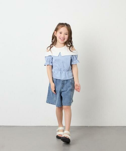 a.v.v / アー・ヴェ・ヴェ その他パンツ | [130-160]ケミカルデニムキュロット | 詳細6