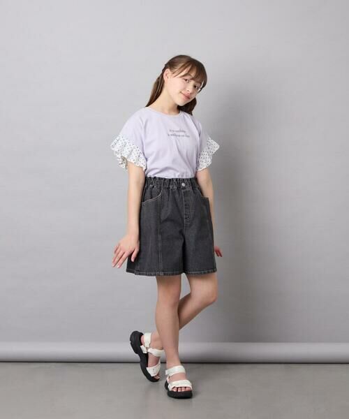 a.v.v / アー・ヴェ・ヴェ その他パンツ | [130-160]ケミカルデニムキュロット | 詳細20