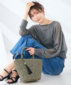 a.v.v / アー・ヴェ・ヴェ トートバッグ | ラメカゴバッグ