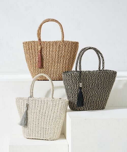 a.v.v / アー・ヴェ・ヴェ トートバッグ | ラメカゴバッグ（シルバー）