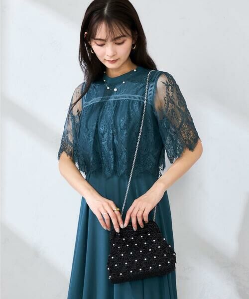 a.v.v / アー・ヴェ・ヴェ ショルダーバッグ | パール調編みバッグ | 詳細1